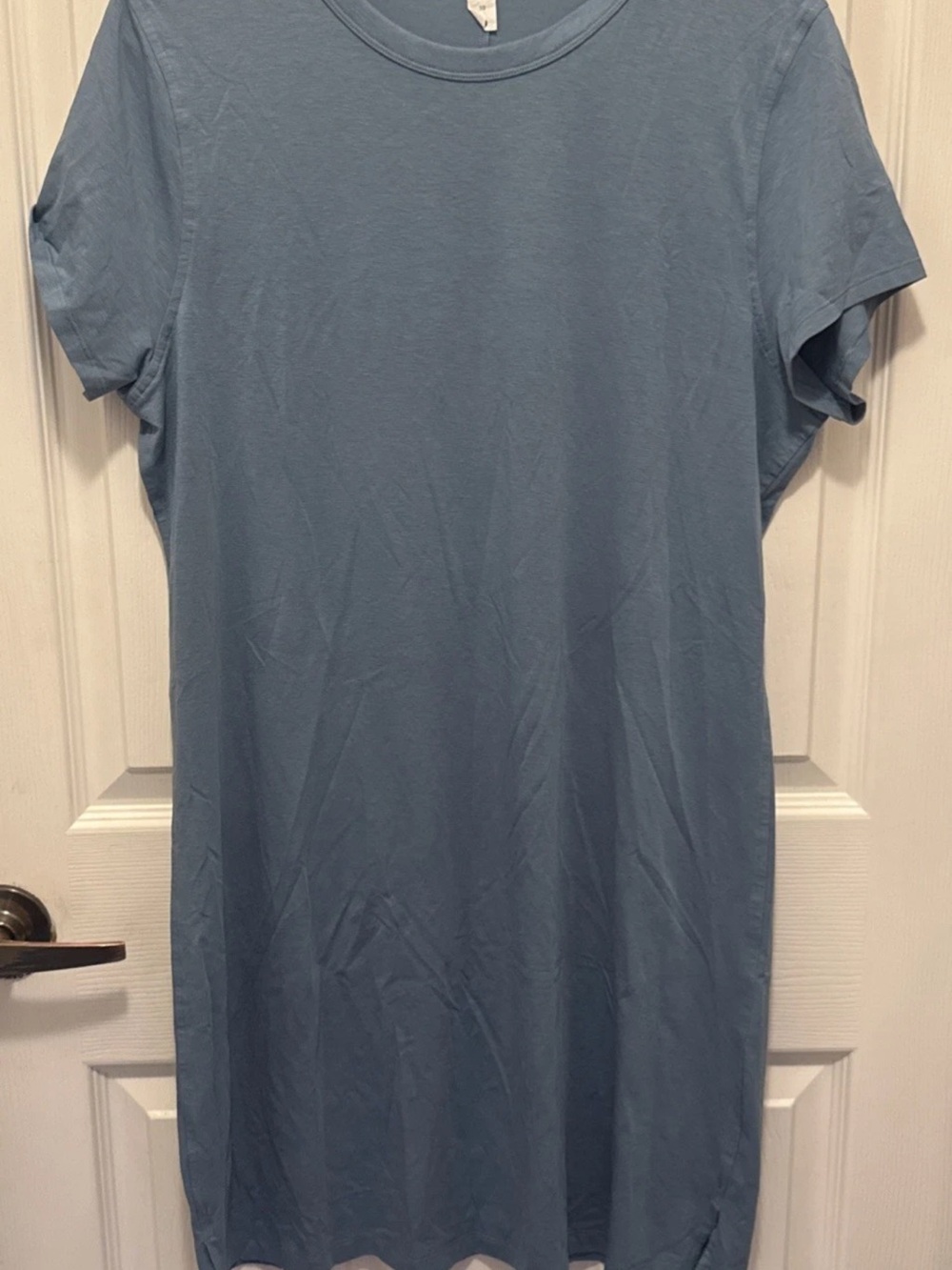 lululemon athletica Sky Blue Midi T-Shirt Dress